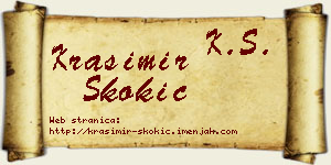 Krasimir Skokić vizit kartica